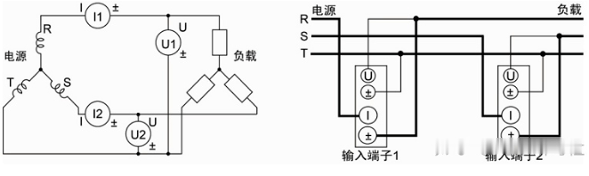 三相功率分析儀3P3W接線方式